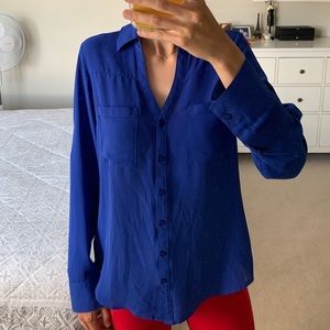Express Royal Blue “The Portofino Shirt”